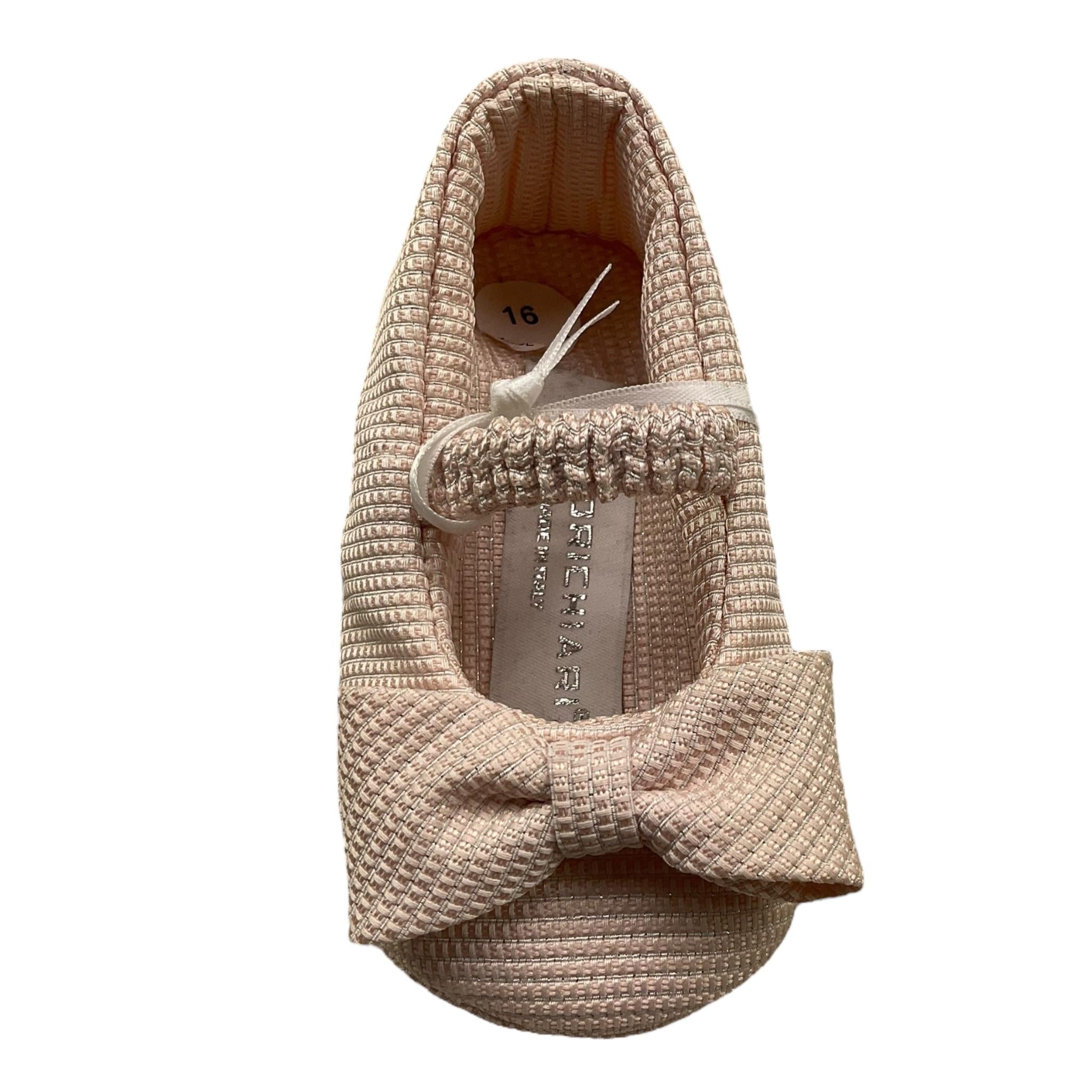 Colori Chiari Ballerina Tinta Unita con Fiocco per Neonata FN957066 ROSA COLORI CHIARI 