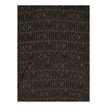 MOSCHINO felpa tinta unita logata con cappuccio Marrone per Bambino HUF08CX MARRONE MOSCHINO 