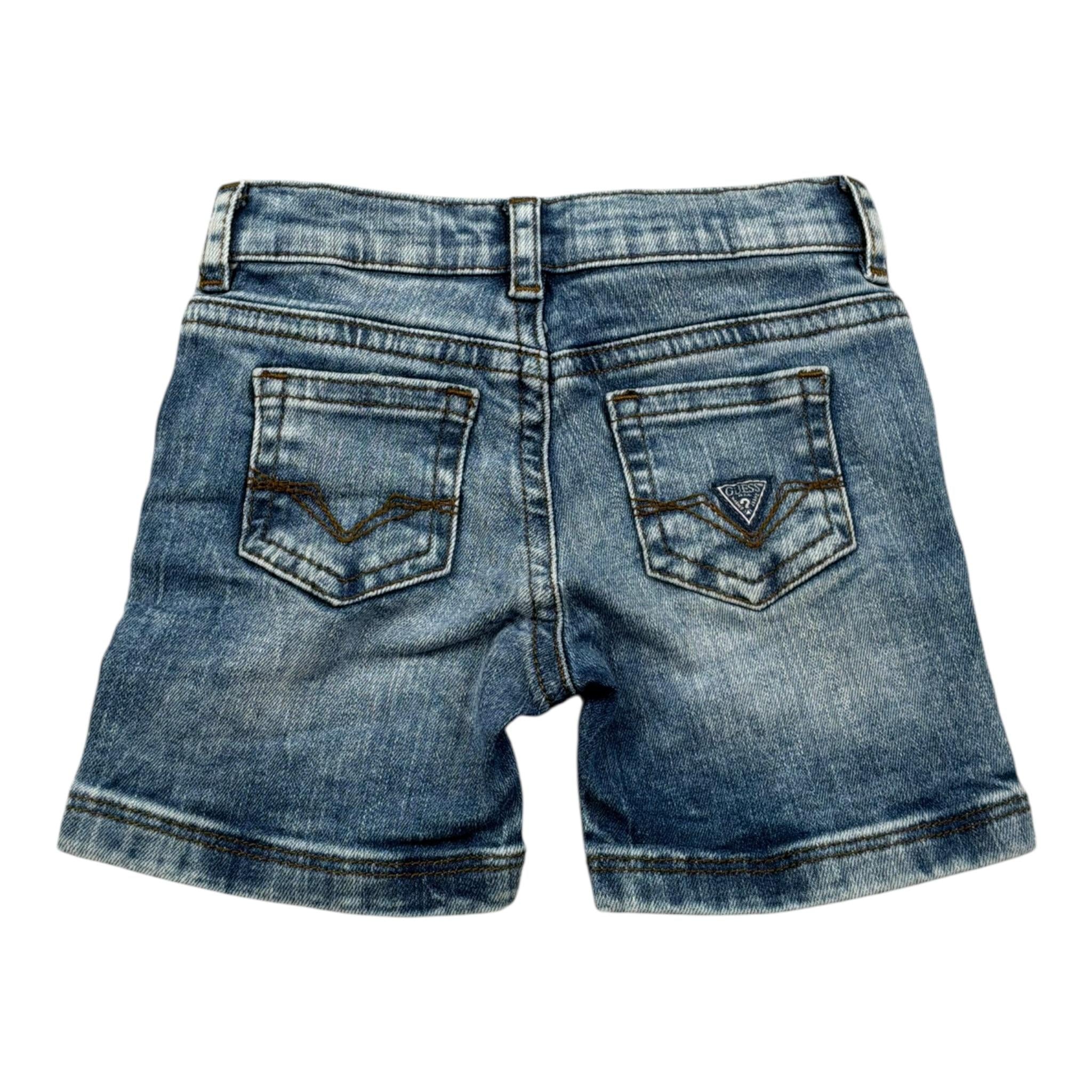 Guess Bermuda In Denim Tinta Unita per Neonato N1RD01D46T0 BLU GUESS 