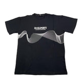 Zu+Elements Solid Color Crew Neck Print T-Shirt Black For Boys