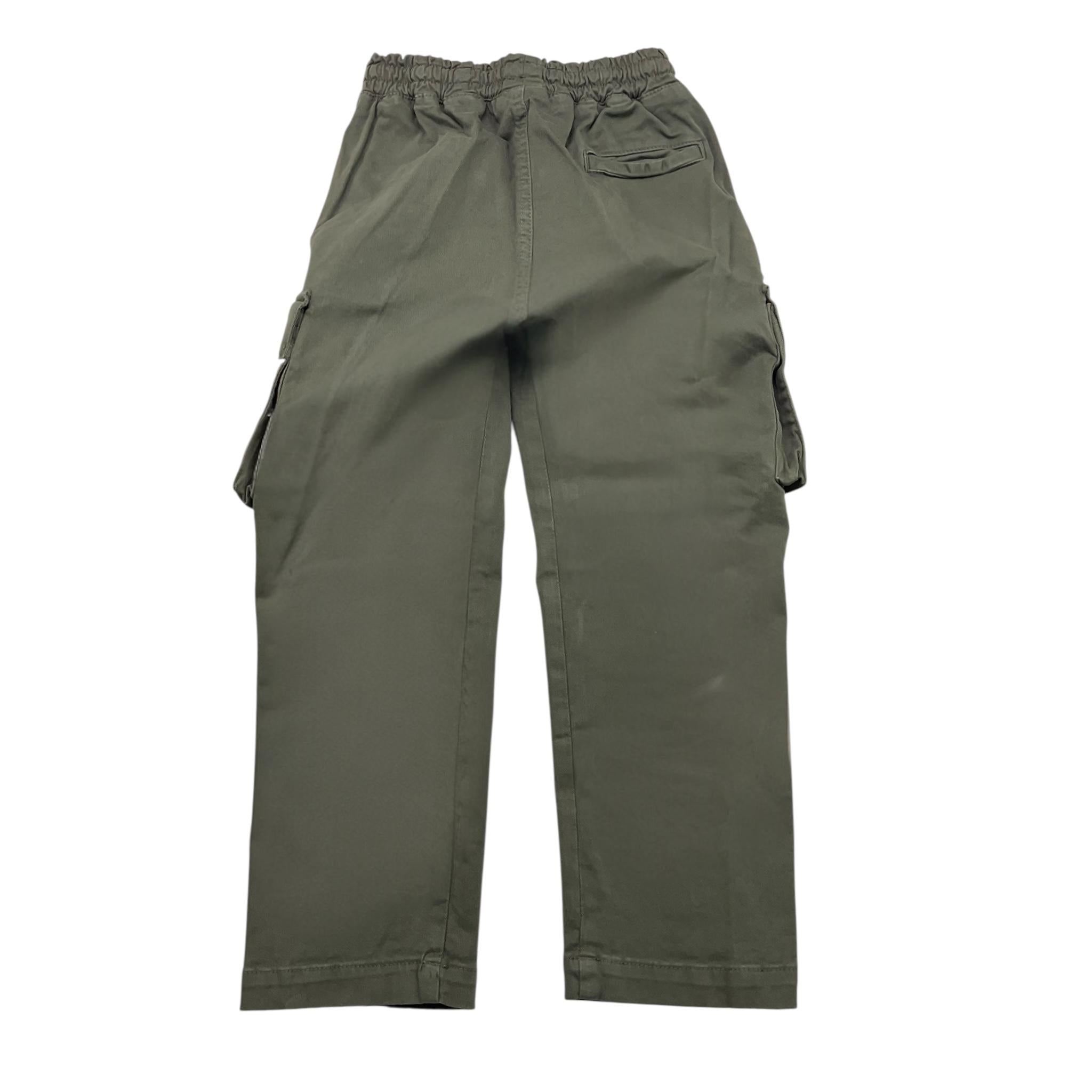 AERONAUTICA MILITARE pantalone modello cargo tinta unita con elastico in vita Verde per Bambino 242PA0001AJRCT3447 VERDE AERONAUTICA MILITARE 