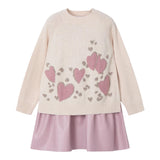 MAYORAL set maglia-abito bicolore Beige/rosa per Bambina 425 BEIGE/ROSA MAYORAL 