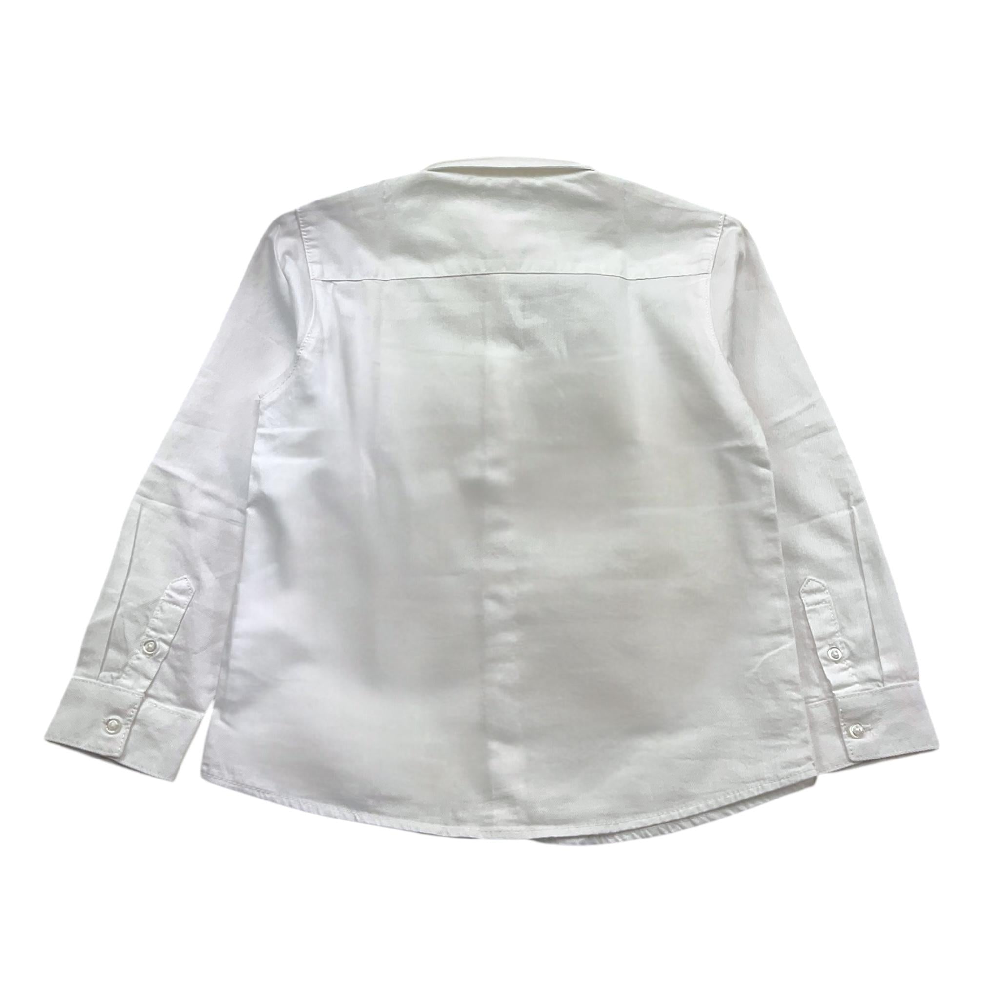MAYORAL camicia manica lunga tinta unita con bottoni Bianco per Bambino 146 BIANCO MAYORAL 