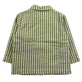 Babe &amp; Tess Green Striped Jacket For Boys