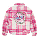 GUESS cappotto stampa fantasia con bottoni Rosa per Bambina U20667 ROSA GUESS 