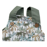 Calamaro Salopette Tinta Unita Stampa Fantasia per Neonato 32481 BIANCO CALAMARO 