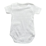 Calamaro Body Tinta Unita Traforato per Neonata EJEIIE BIANCO CALAMARO 