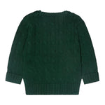 RALPH LAUREN maglia tinta unita con logo Verde per Bambino 320702674054J VERDE RALPH LAUREN 