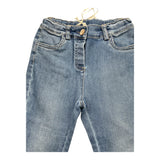 Zhoe &amp; Tobiah Jeans Solid Color Adjustable Waist Flare Blue For Girls