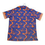 4Giveness Camicia Mezza Manica Tinta Unita con Fantasia per Bambino FGCB4073 COBALTO 4GIVENESS 