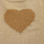 ZHOE & TOBIAH maglia girocollo tinta unita con stampa Beige per Bambina SSW2 BEIGE ZHOE & TOBIAH 