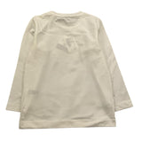 PER TE shirt girocollo tinta unita con stampe Panna per Bambina 44335J PANNA PER TE 