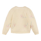 STELLA McCARTNEY cardigan tinta unita cn ricami Panna per Neonata TV9A80 PANNA STELLA McCARTNEY 