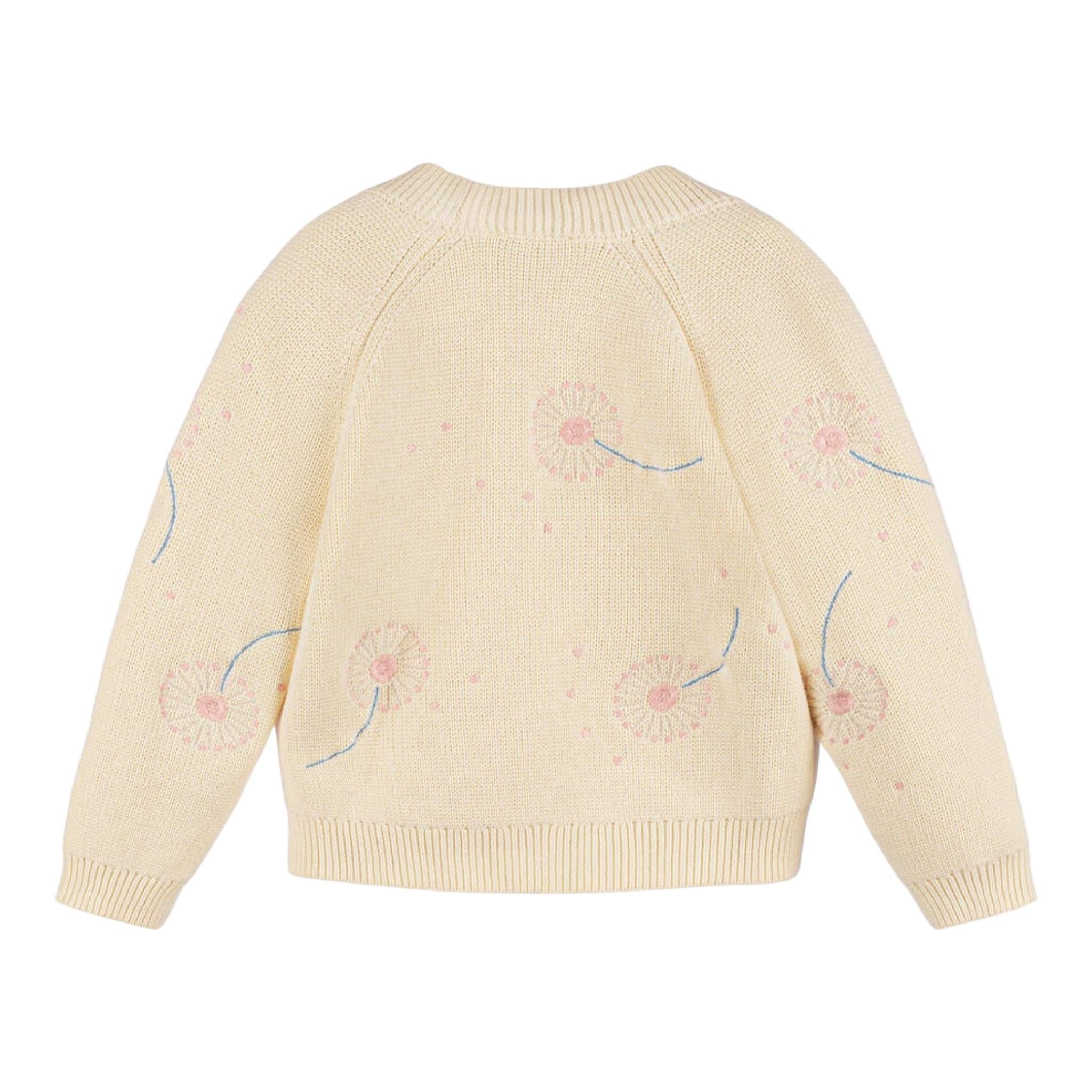 STELLA McCARTNEY cardigan tinta unita cn ricami Panna per Neonata TV9A80 PANNA STELLA McCARTNEY 