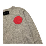 JOHN RICHMOND maglia girocollo tinta unita con profili in contrasto Grigio per Bambino RGA25131MA GRIGIO JOHN RICHMOND 