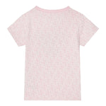 Guess T-Shirt Girocollo Tinta Unita con Stampa per Bambina K5RI15K6YW ROSA GUESS 