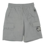 John Richmond Bermuda Tinta Unita con Elastico In Vita per Bambino RBP25144BEX GRIGIO JOHN RICHMOND 