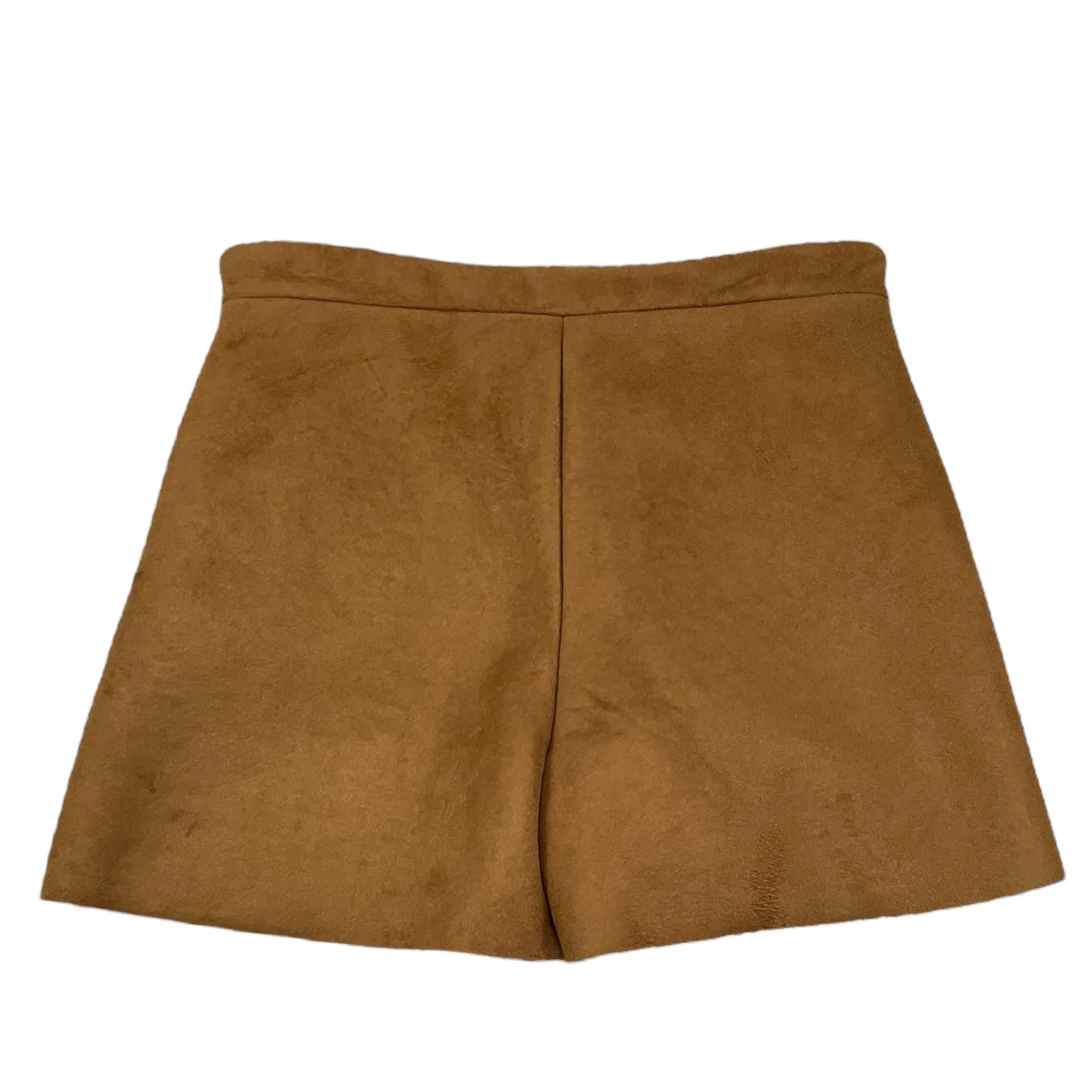 DOU DOU short tinta unita con pelliccia interna Marrone per Bambina DV6A06 MARRONE DOU DOU 