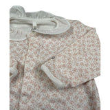 Petit Bateau Tutina Manica Lunga tinta unita Stampa Fantasia Bianco per Neonata A09G701490 BIANCO PETIT BATEAU 