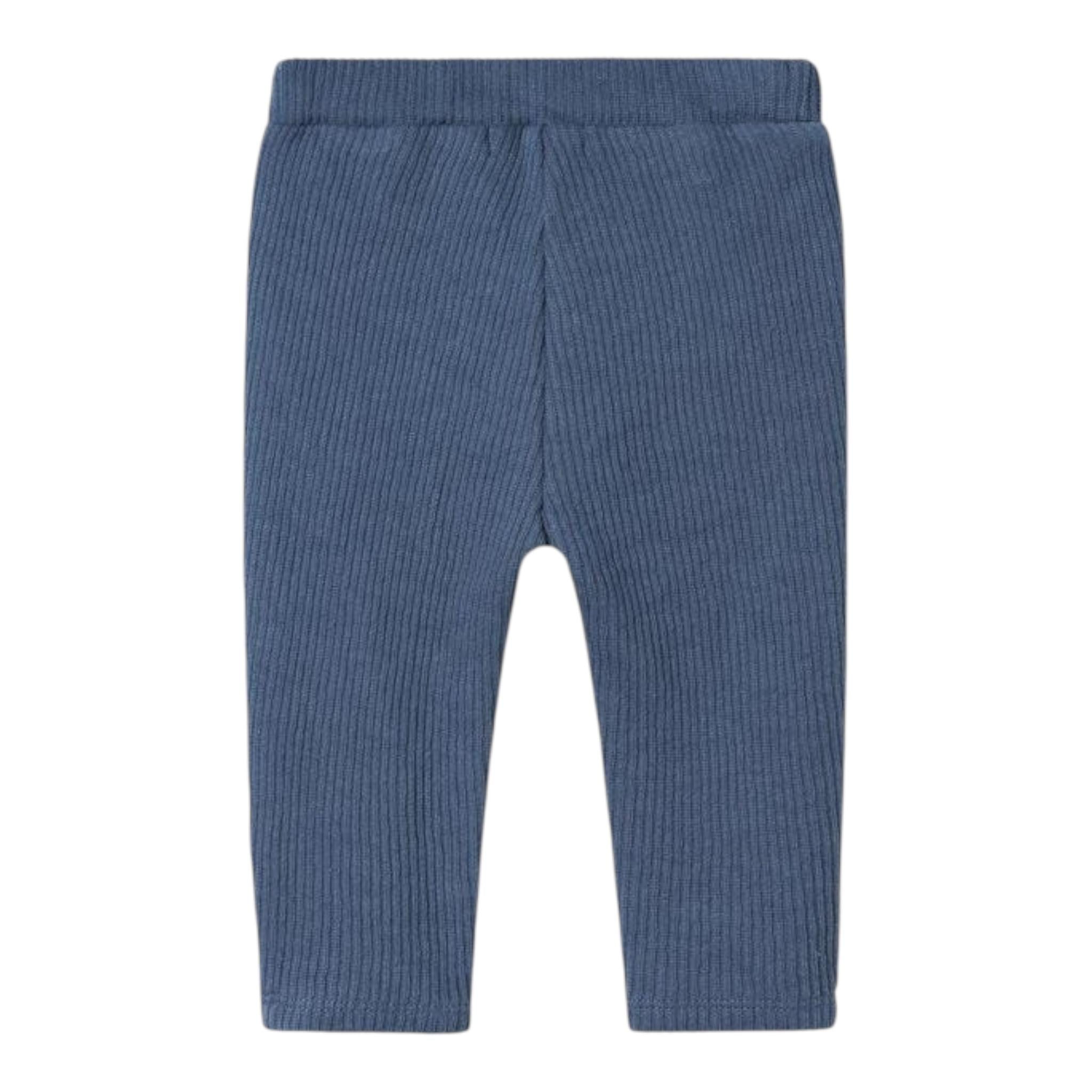 NAME IT pantalone tinta unita con girovita regolabile Blu per Neonato 13233496 BLU NAME IT 