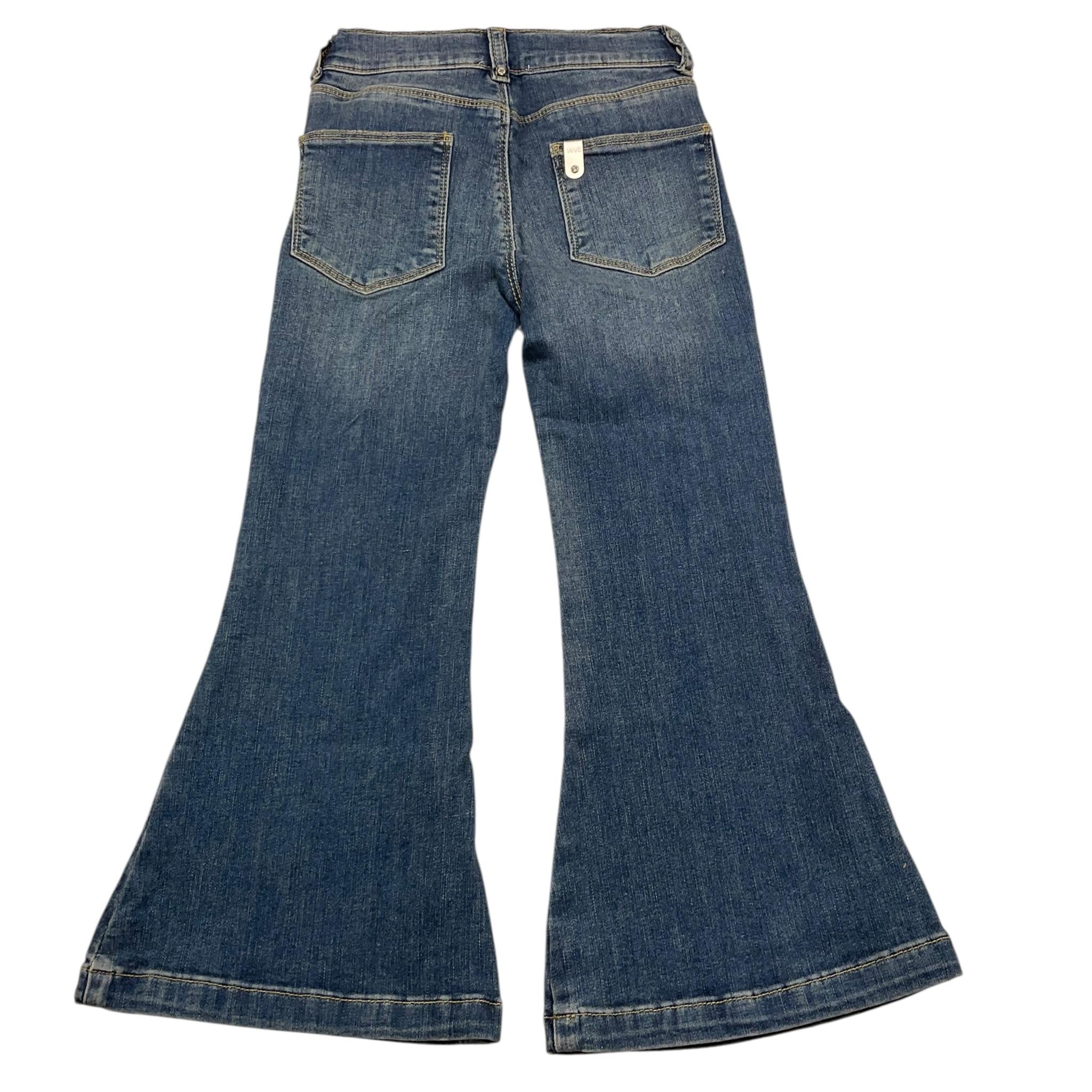 LIU JO jeans tinta unita modello zampa Azzurro per Bambina KF4054X AZZURRO LIU JO 