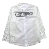 Iceberg Long Sleeve Shirt Solid Color With White Logo Print For Boys