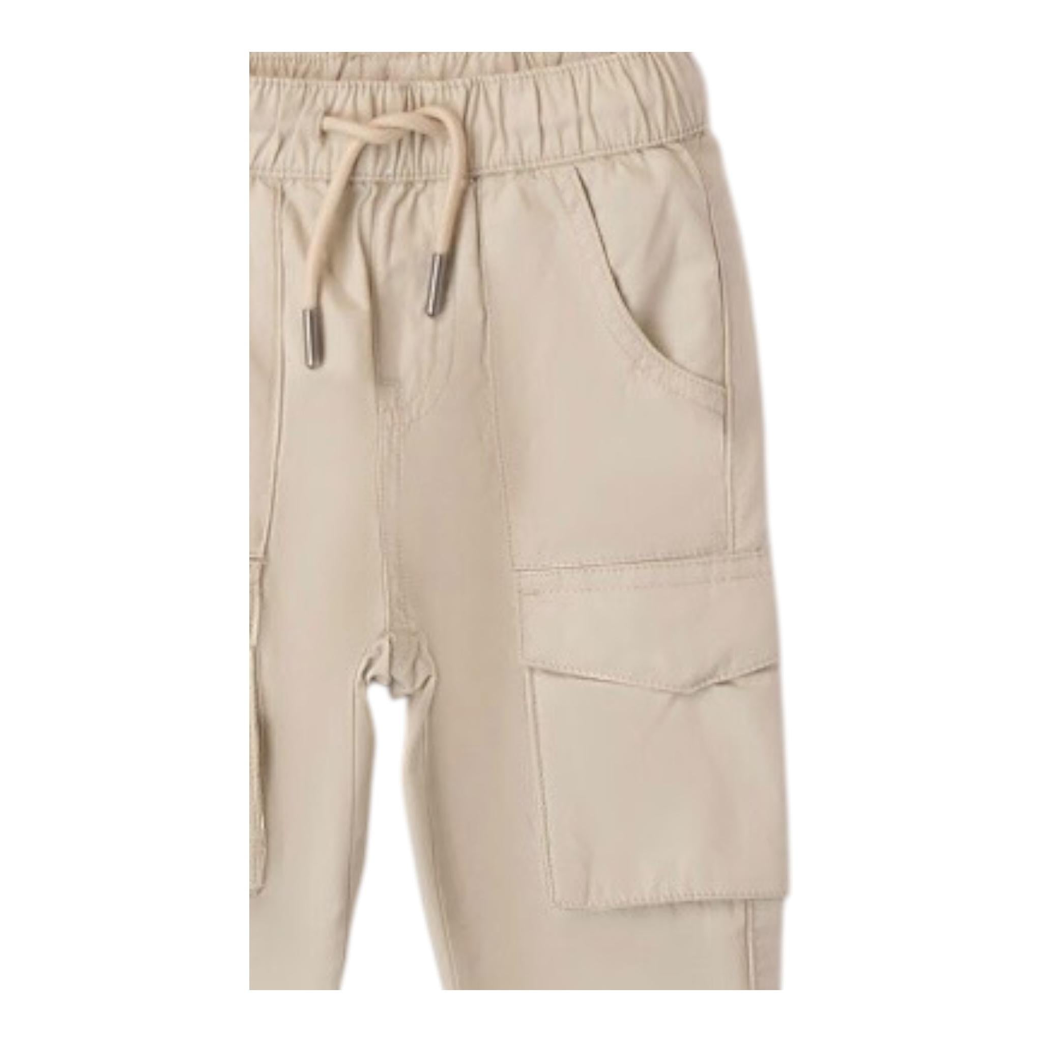 SARABANDA pantalone tinta unita con tasconi Beige per Bambino 08082 BEIGE SARABANDA 