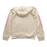 KAPPA felpa tinta unita con zip e cappuccio Panna per Bambina 381Z8JW PANNA KAPPA 