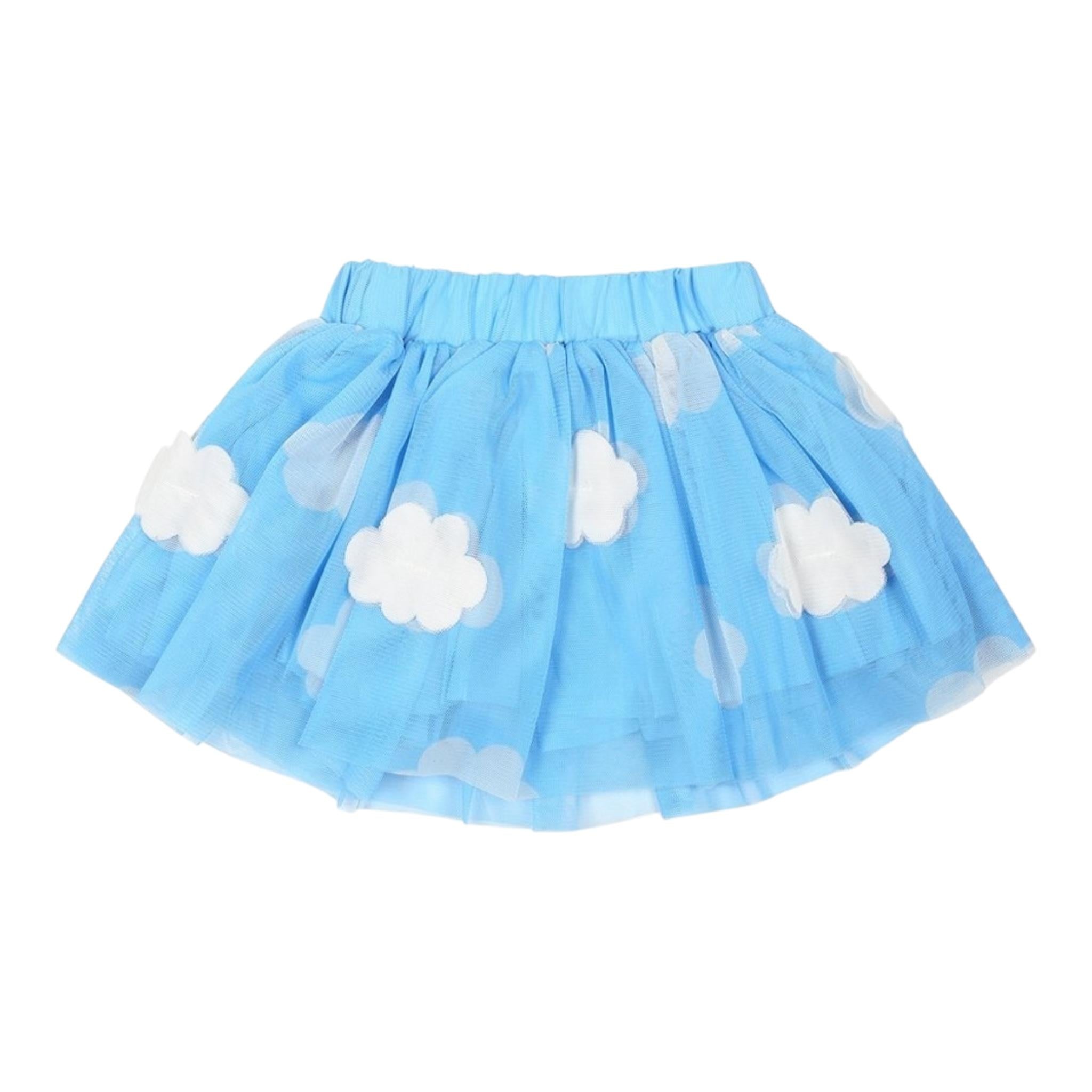 STELLA McCARTNEY gonna tinta unita con tulle Azzurro per Neonata TV7021N AZZURRO STELLA McCARTNEY 