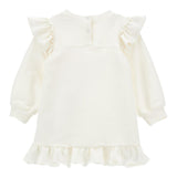 MONNALISA abito tinta unita con stampa Bianco per Neonata 39D900 BIANCO MONNALISA 