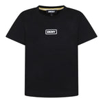 Dkny T-Shirt Girocollo Tinta Unita con Stampa per Bambino D62300 NERO DKNY 