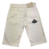 Roy Roger'S Bermuda Solid Color With Adjustable Waist White For Boys