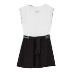 Liu Jo Abito Bicolore Giromanica per Bambina GA5060 BIANCO/NERO LIU JO 