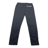 Daniele Alessandrini Solid Color Pants With Elastic Waist Black For Boys