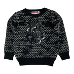 CESARE PACIOTTI maglia girocollo tinta unita con logo Nero per Bambino MGP5351J NERO CESARE PACIOTTI 