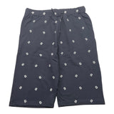 Yours Bermuda Solid Color With Prints And Elastic Waist Black For Boys