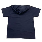 Paolo Pecora T-Shirt Tinta Unita con Cappuccio per Bambino PP4063 BLU PAOLO PECORA 