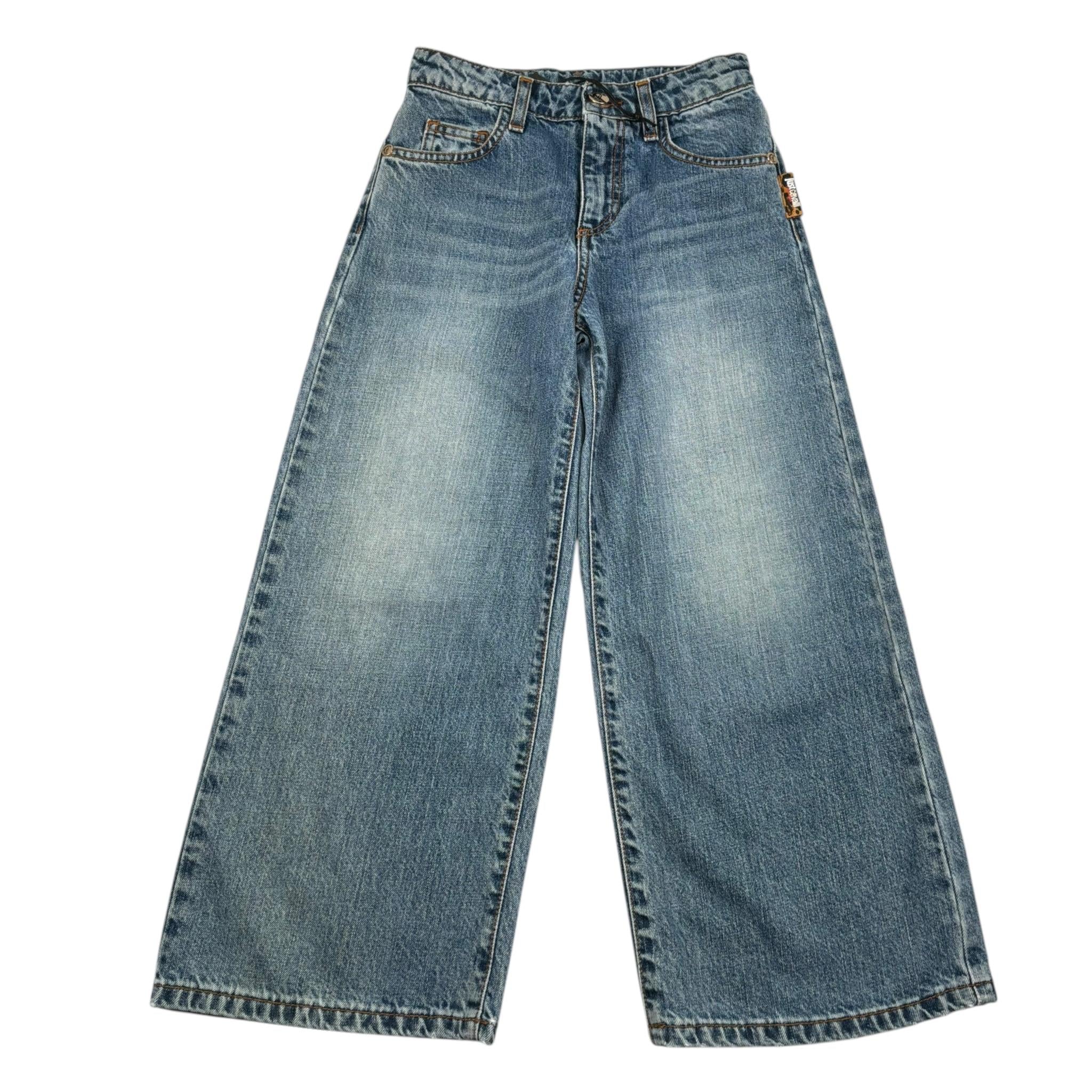 Just Cavalli Jeans Tinta Unita Modello Palazzo  per Bambina JGP26249JE BLU JUST CAVALLI 