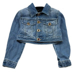 Marc Ellis Giubbino Tinta Unita In Denim per Bambina JMJJK01180 AZZURRO MARC ELLIS 