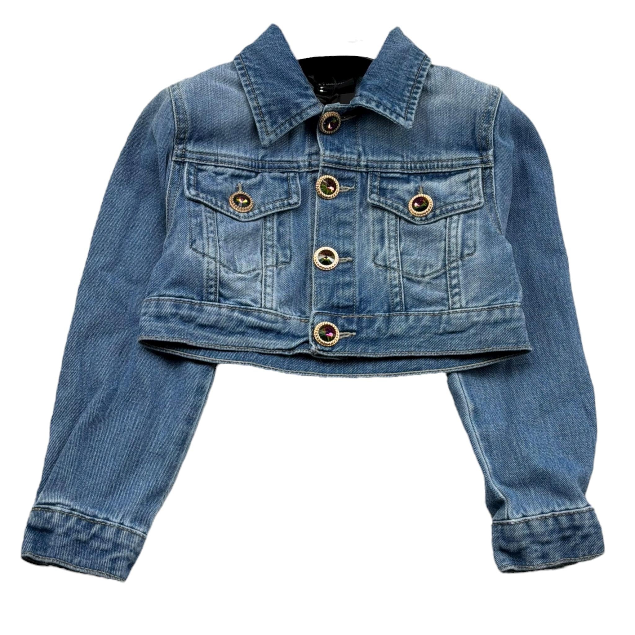 Marc Ellis Giubbino Tinta Unita In Denim per Bambina JMJJK01180 AZZURRO MARC ELLIS 