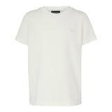 Emporio Armani T-Shirt Girocollo Tinta Unita con Logo per Bambino EB000166X PANNA EMPORIO ARMANI 