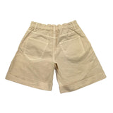 Lu Lu By Miss Grant Solid Color Elastic Waist Shorts Beige For Girls