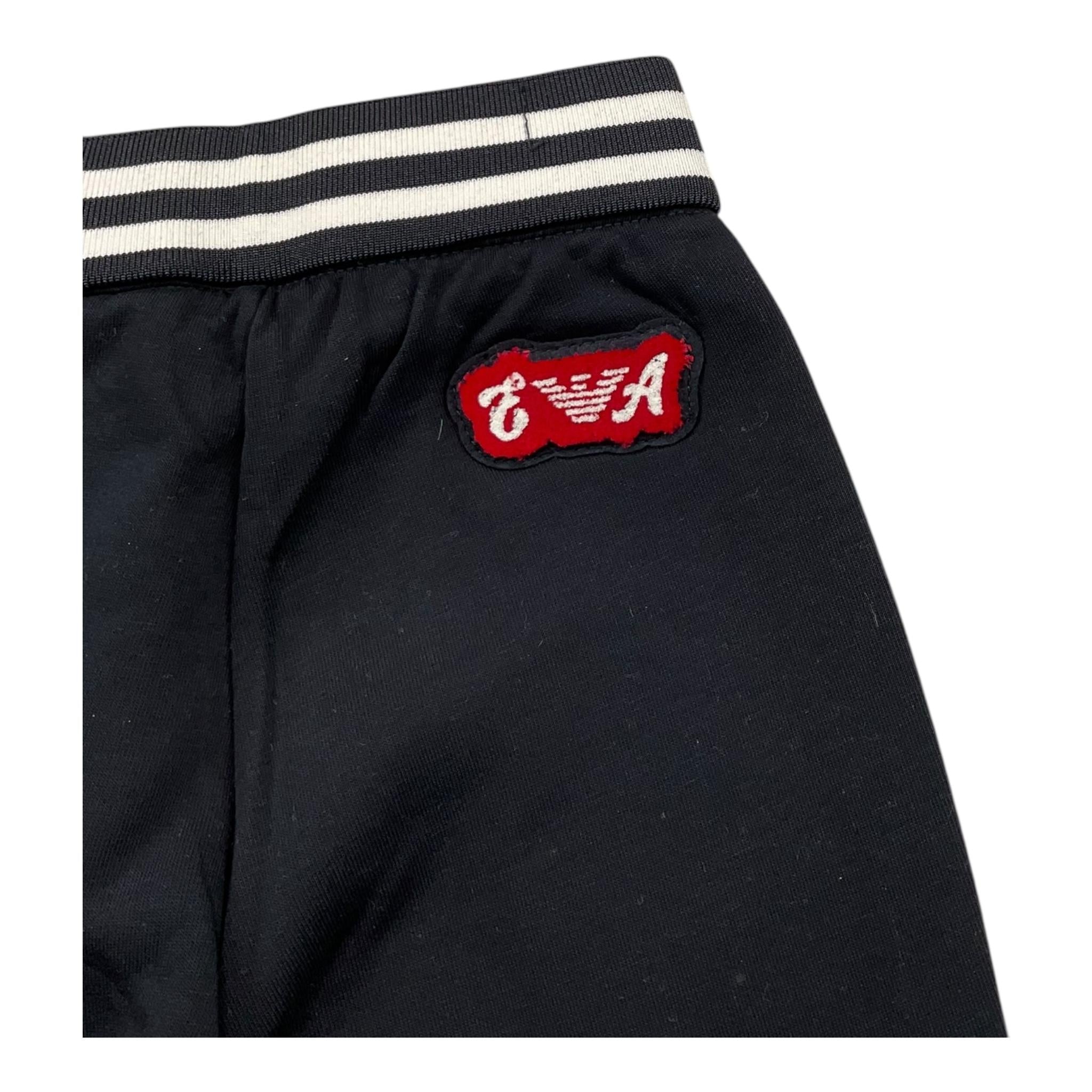 EMPORIO ARMANI pantalone tinta unita con elastico in vita Blu per Neonato 6RHPJ2 BLU EMPORIO ARMANI 