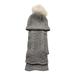 MARTIN ARANDA set cappello-sciarpa tinta unita Grigio per Bambino L03110067 GRIGIO MARTIN ARANDA 