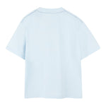Timberland T-Shirt Girocollo Tinta Unita con Stampa per Bambino T60438 AZZURRO TIMBERLAND 