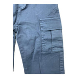 Zhoe &amp; Tobiah Solid Color Pants With Adjustable Waistband Blue For Baby