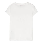 Emilio Pucci T-Shirt Tinta Unita Girocollo con Stampa  per Bambina PV8B41 BIANCO EMILIO PUCCI 
