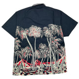 N°21 Black Floral Print Half Sleeve Shirt For Boys