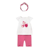 Mayoral Completo 3 Pezzi Canotte-Leggins-Fascia Capelli per Neonata 1763 BIANCO MAYORAL 