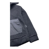 OVER-D felpa con zip e cappuccio tinta unita Nero per Bambino OK1769SFL NERO OVER-D 